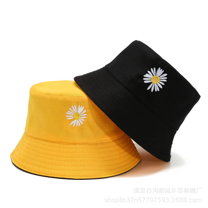 

Breathable Flower Pint Bucket Hats Reversible Foldable Sun Protection Fisherman Hat For Men Women Summer Sports Hiking Bob Cap