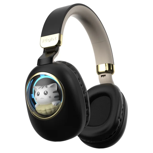 Kawaii New Cartoon Hellokittys Headset Wireless Bluetooth Headset Gaming Headset Noise Cancelling High Quality Stereo Headset