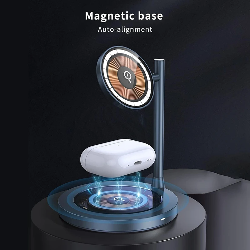 

Wireless Charger Stand 15W Q Wireless Magnetic Charger Stand For Iphone 14/Pro/Plus/Pro Max,