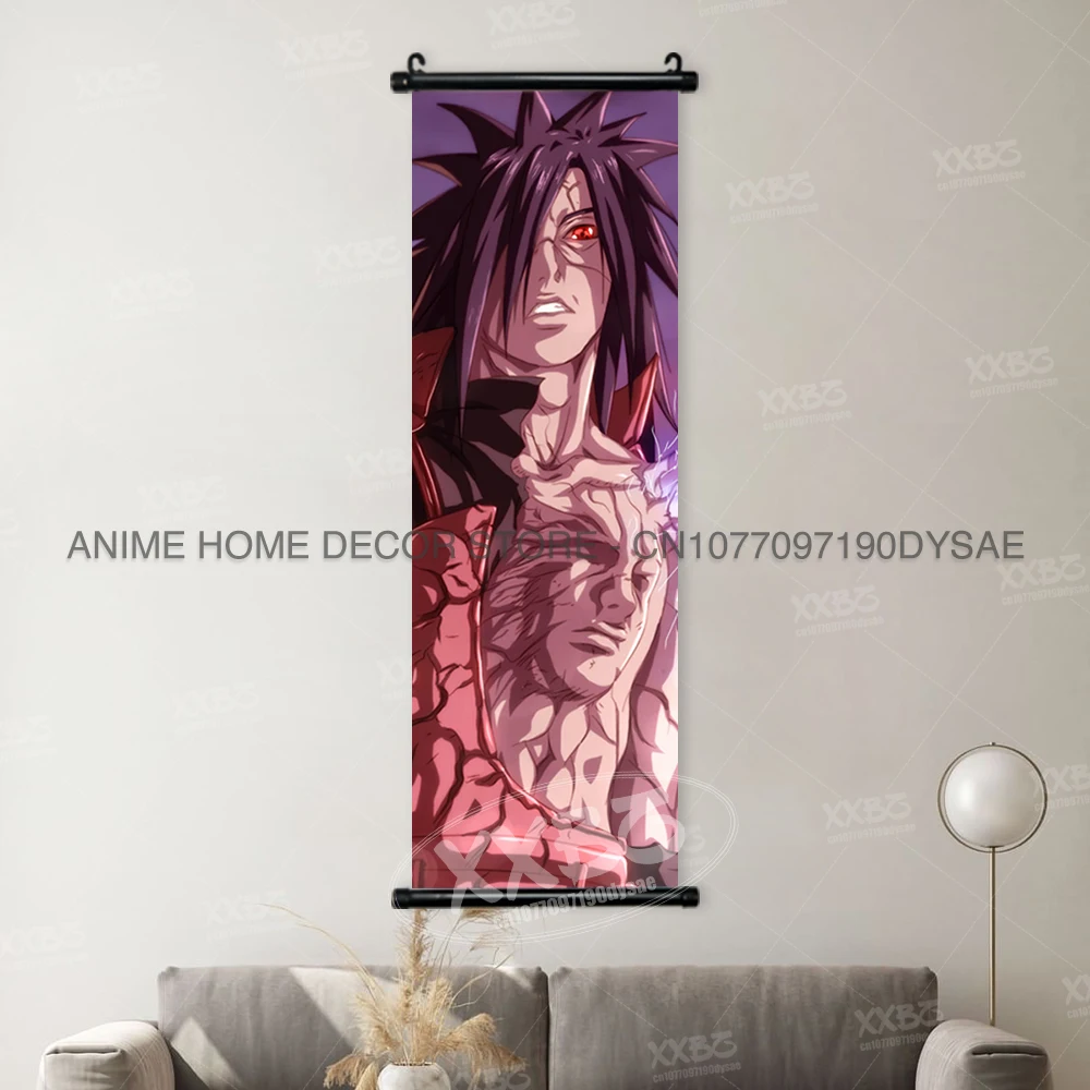 Anime Wall Art: Uchiha Itachi, Haruno Sakura, Shikamaru & Orochimaru Hanging Decor
