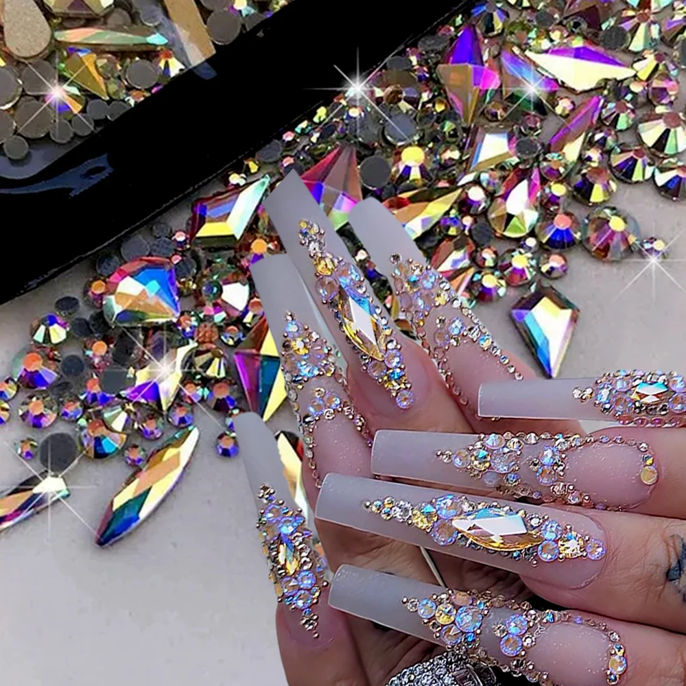Multi-shape Rhinestones for Nail Art