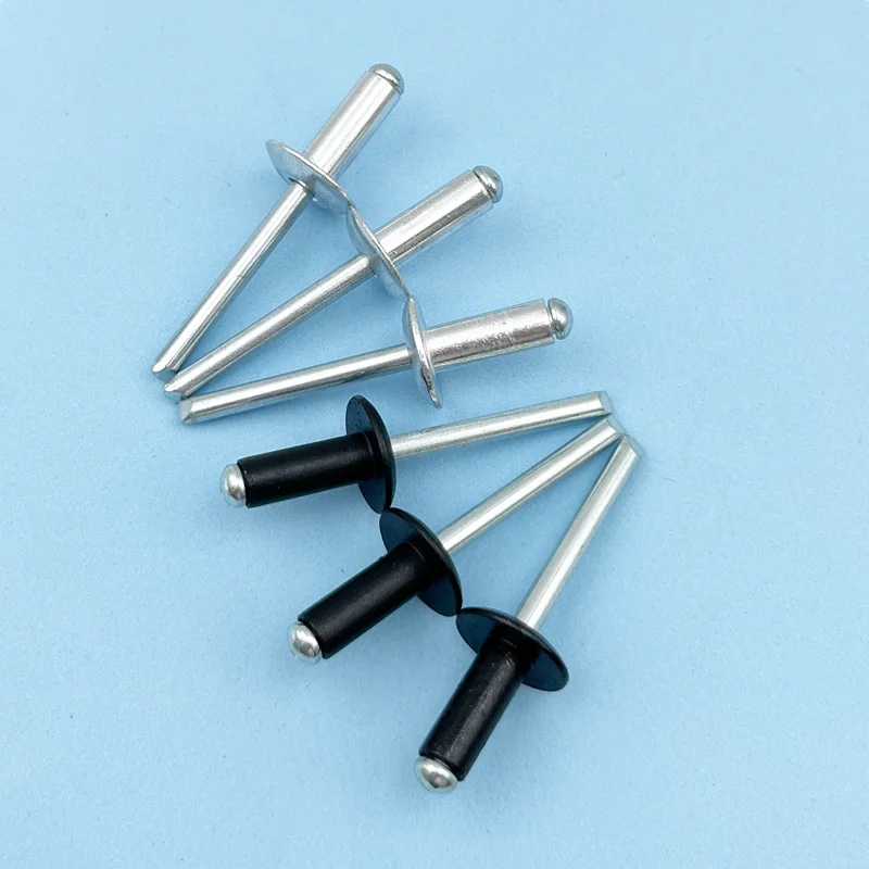 Rivets and Fasteners Rivets and Screws 20-40pcs Aluminum Large Flange Pop Open Hollow Blind Rivets Large Cap Leaf Bolt Dropper Self-plugging Rivet Decoration Pull Nail