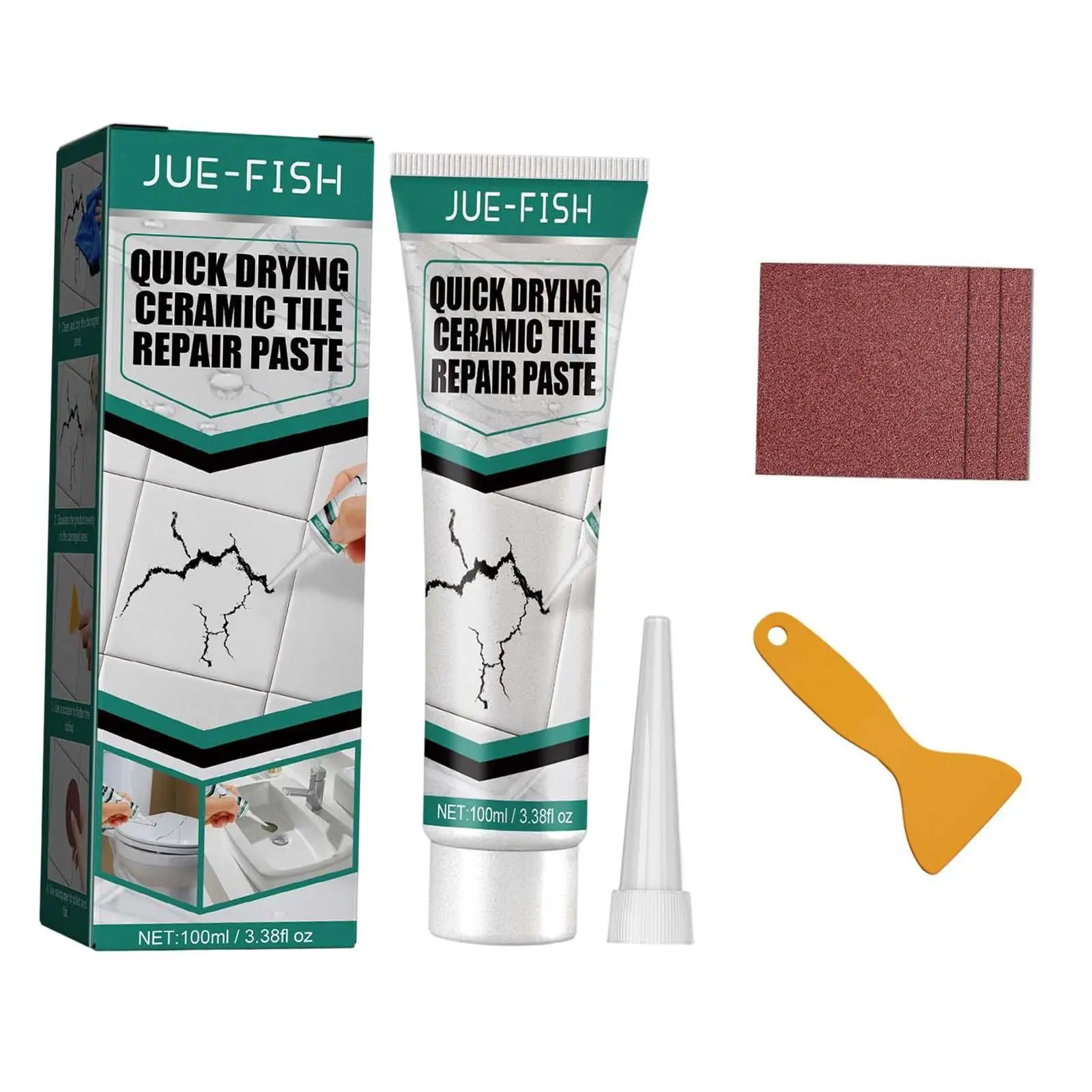 100ml Tile Repair Paste Tile Repair Kit Multifunctional Portable Fast