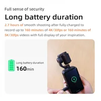 4K Action Camera 4K Handheld Pocket Digital Camcorder 3-axis Gimbal Stabilization IR Night Vision Vlog Videos Camera Storp card 6