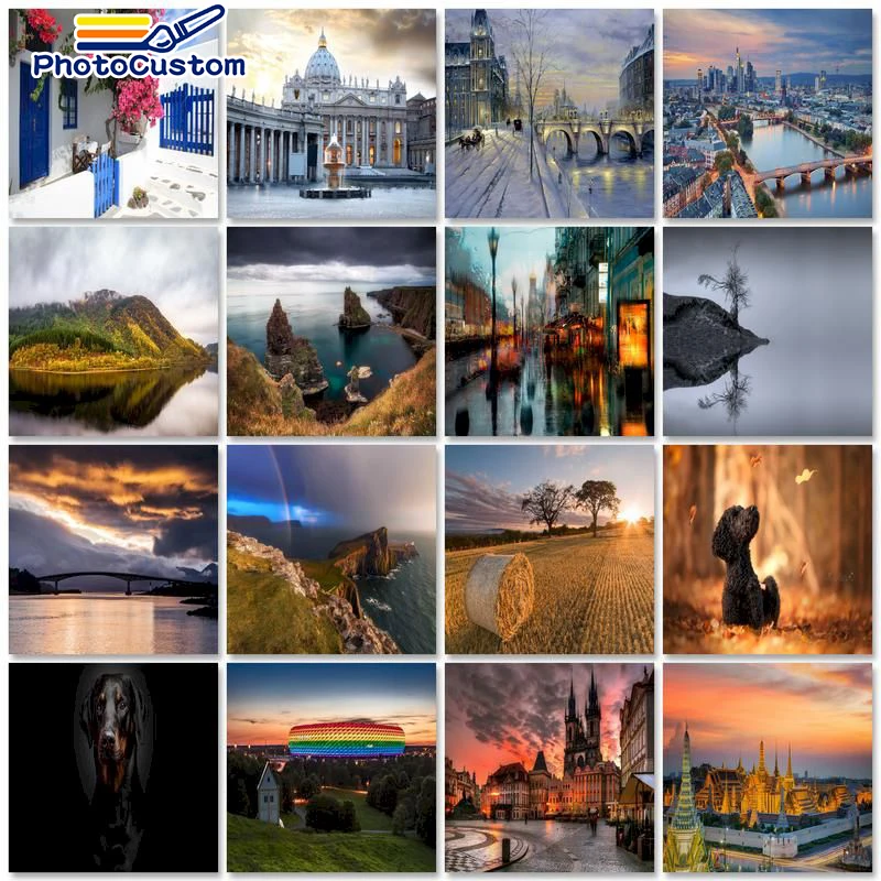 

Картина по номерам на акриловой основе, ручная роспись