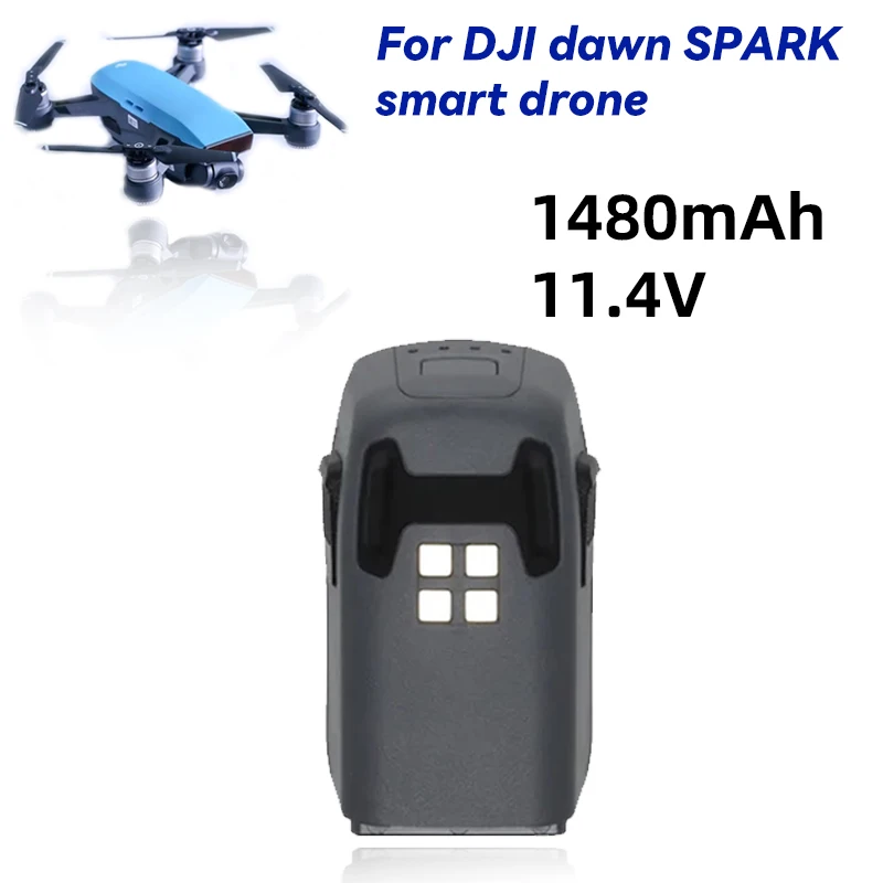 

For Spark battery flight time 16 minutes capacity 11.4V 1480 mAh energy 16.87Wh suitable for spark drone accessories batteries
