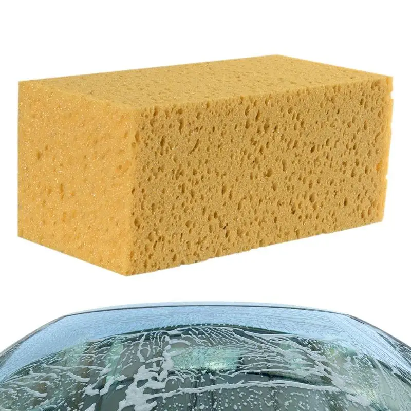 

Car Wash Sponge Multifunctional Automobile Cleaning Sponges Easy Grip Auto Wash and Maintenance for Dishes Tile Bike Boat