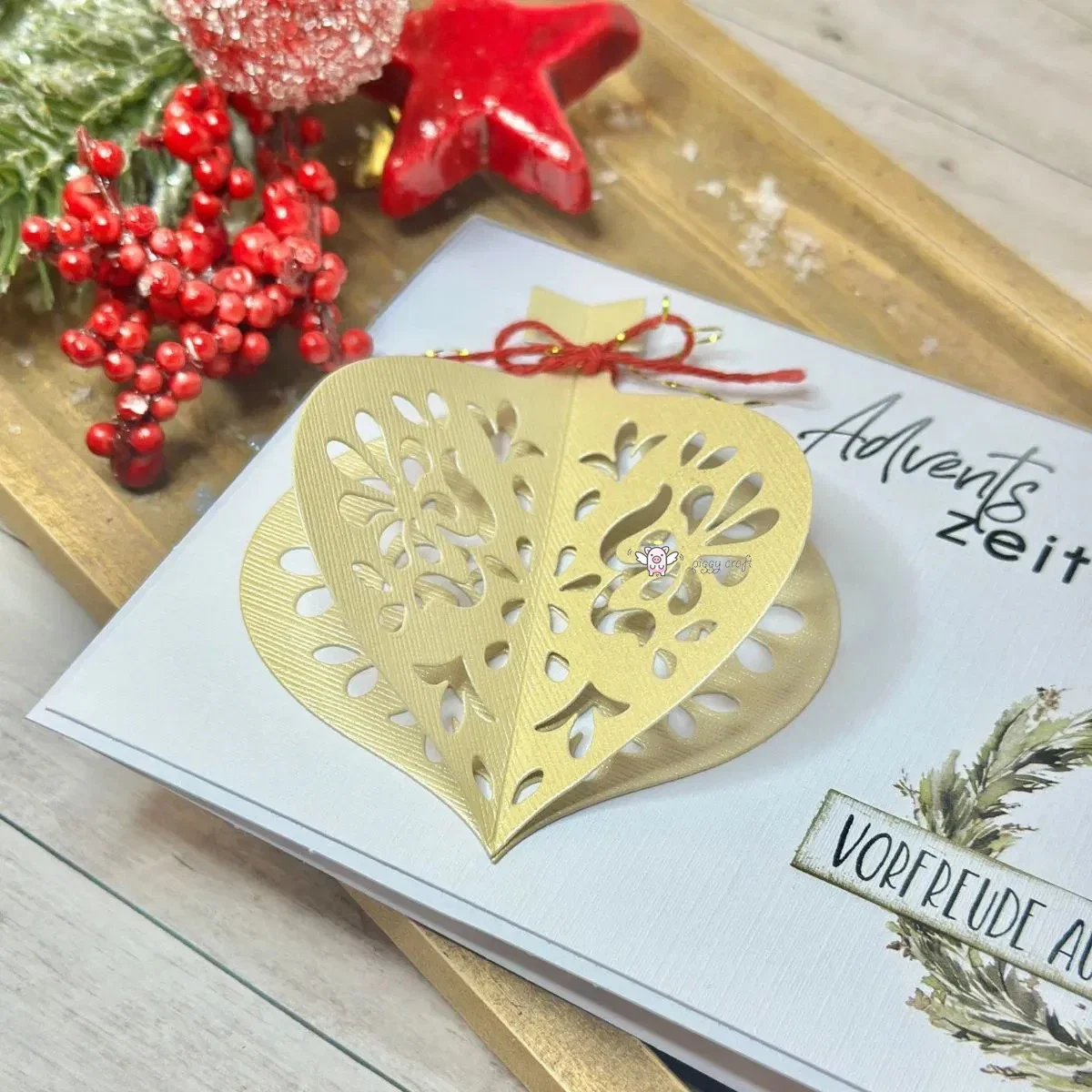 Mmao Craft Metall-Stanzformen, geschnittene Matrizenform, Glockendekoration, Sammelalbum, Papier, Basteln, Messerform, Klingenstanzer, Schablonen