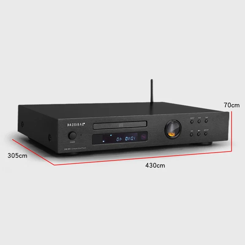 Tube CD Player Wireless Bluetooth 6H2 Tube DTSCD Audio PlayerUSB Lossless Playback Support XLR Balanced Output OP2604AU Op Amp