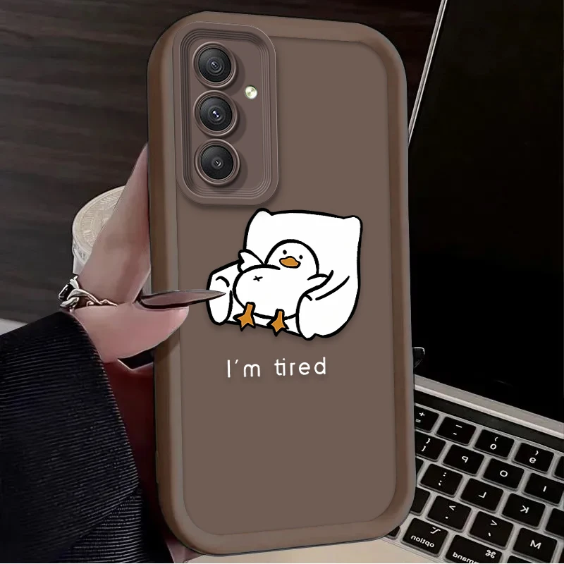 Lovely Cartoon Duck Soft Phone Case Cover