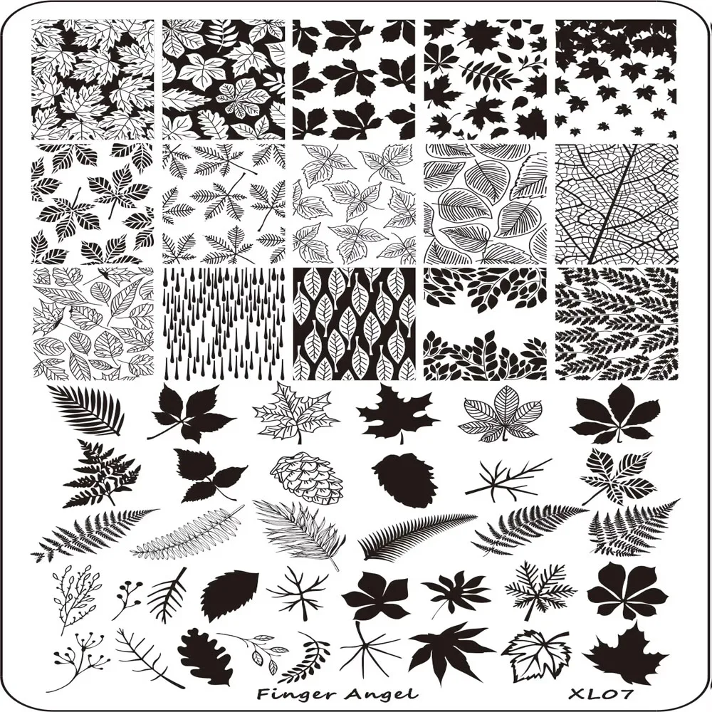 1Pcs 기하학적 스트라이프 라인 네일 스탬프 플레이트, 3D 호박 해골 패턴 스탬핑 스틸 몰드 DIY 매니큐어 인쇄 플레이트 도구 *