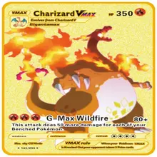 

Pokemon 27 Styles New Mewtwo GX MEGA Gold Metal Card Super Game Collection Anime Cards Toys