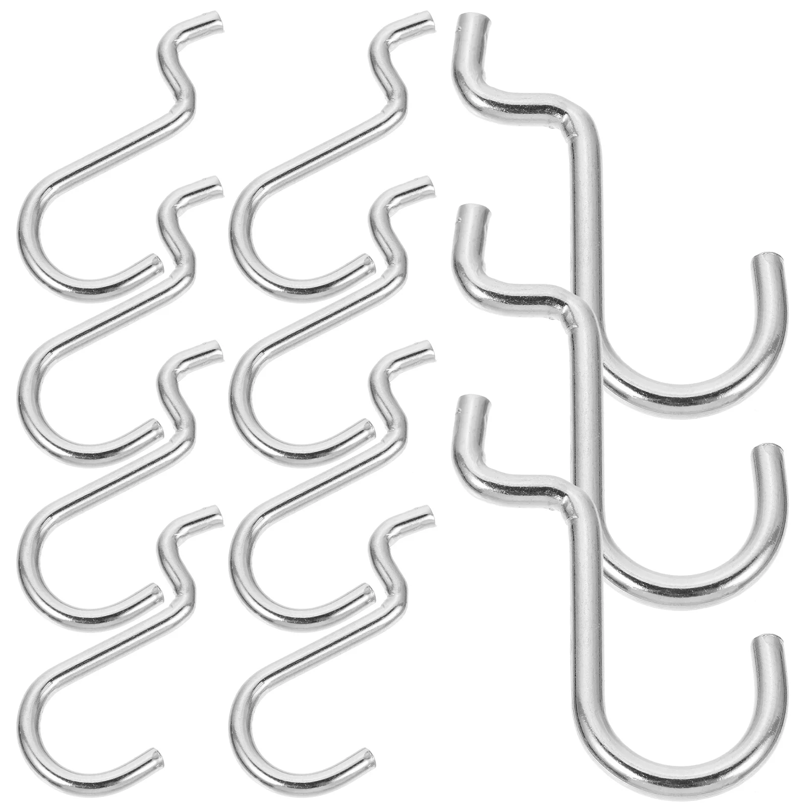 

20pcs Pegboard Hooks Heavy Duty Peg Board Hooks Metal Hooks for Home Garage