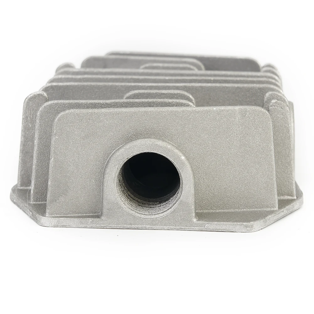 

Brand New Durable High Quality Cylinder Head Air Compressor Parts G1/2in Thread Grey Replacement 1 Pcs 48mm X 72mm