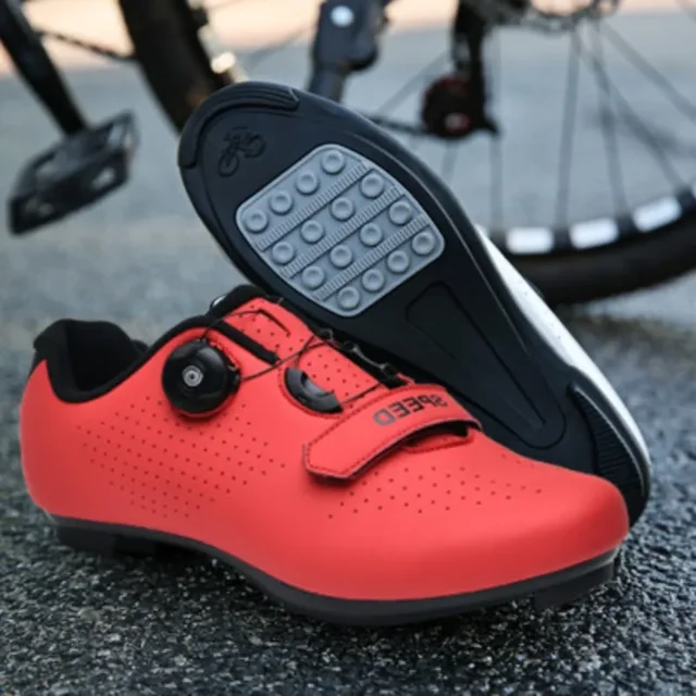 Men Non Locking Mountain Bike Shoes Without Cleats Road Bicycle Rb Speed Non Cleat Cycling Shoes Sneaker Flat Pedal Mtb Women 3