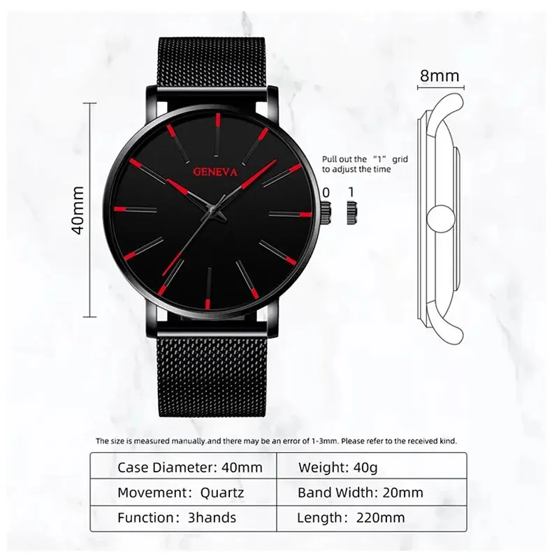 Montre Homme DEYROS Avec Calendrier, Bracelet En Maille Montre A Quartz Montre Homme Auxo Jud~p147673418