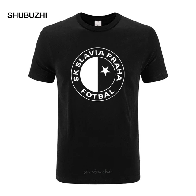 Nova sk slavia praha t camisa república checa praga imprimir qualidade  casual camiseta para homem plus size XS-5XL - AliExpress