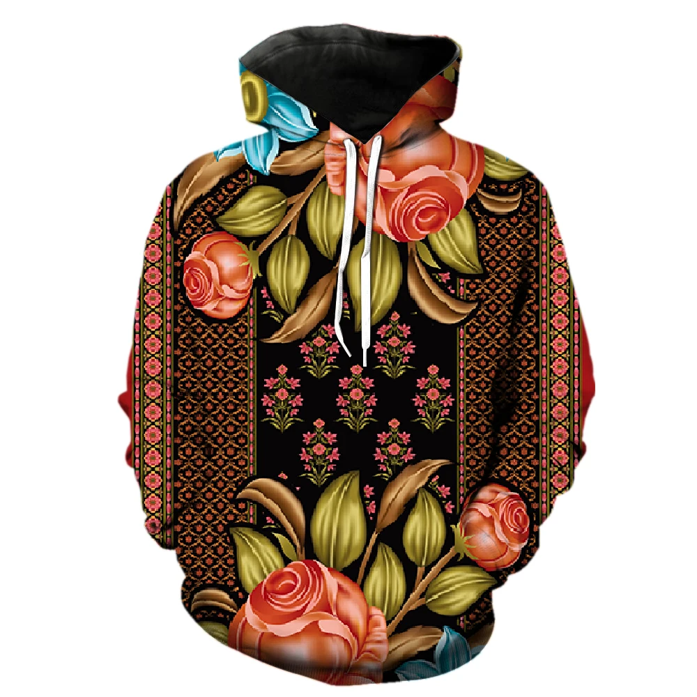 

Persian Style Pattern Men's Hoodies 2022 Hot Sale Teens Pullover Fashion Cool Streetwear With Hood Jackets Long Sleeve Spring