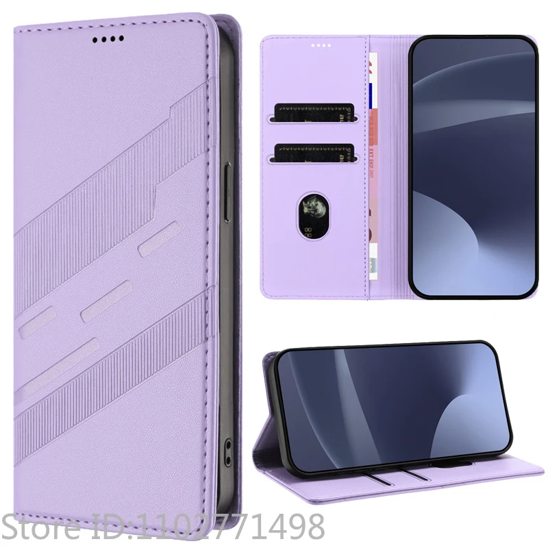 Luxury Wallet Flip Cover Phone Case - Magnetic Shockproof Leather