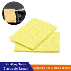 5/10Pcs High Temperature Soldering Iron Clean Compressed Wood Pulp Electric Soldering Iron Tip Soldering Tin Removal Tools