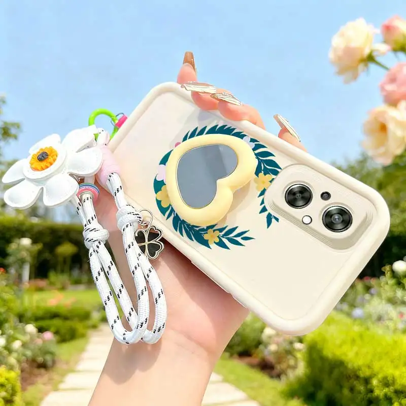 Vibrant Garland Phone Case Set with Lanyard & Craft Embellishments - 3 Piece Collection