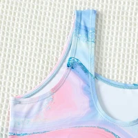 Kids Girls One-piece Swimsuit Summer Teenager Swimwear Sweet Toddlers Bikini Sets Fashion Children Beach Wear Monokini 5-14Year 3