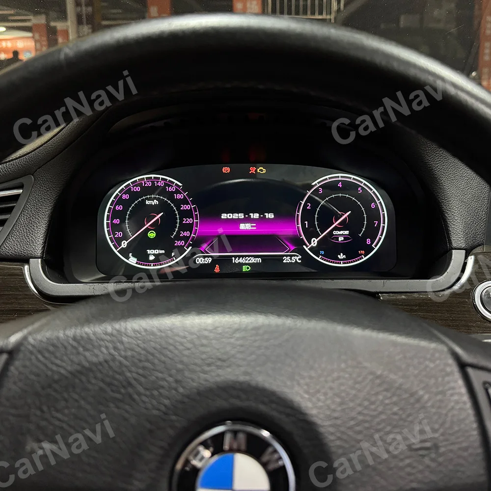 BMW F10 F11 F18 F07 F06 F12 F13 F01 F02 F03 F25 F26 F15 F16 CIC NBT EVO용 CarPlay 디지털 계기판 클러스터