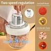 Houselin Food Processor, Electric Food Chopper with 2 Bowls, Meat Grinder for Fruits, Meat, Vegetables, Baby Food, Nuts 5