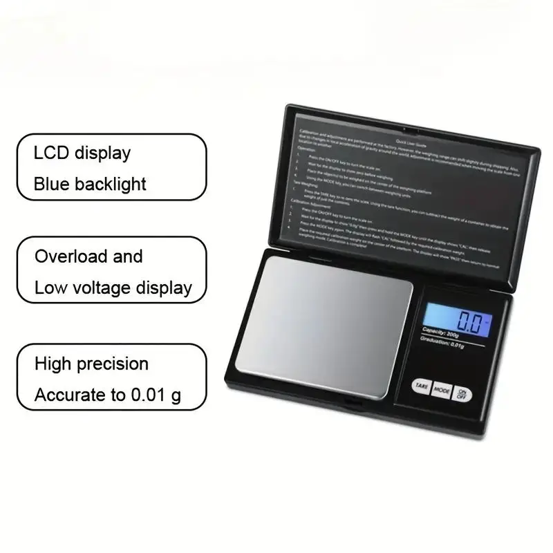 Precision Jewelry Digital Pocket Scale - High-Accuracy, Portable and Compact Design