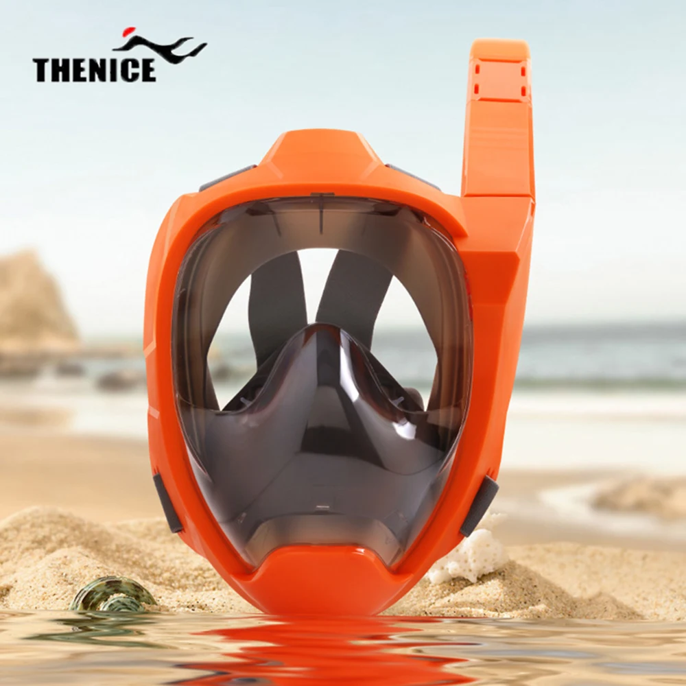 New Diving Mask Waterproof Anti-Fog Full Dry Adult Diving Goggles Snorkeling Mask Men and Women Swimming Equipment