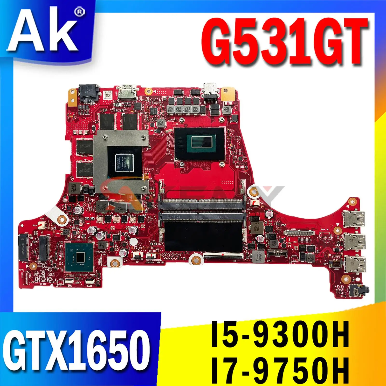 G531GT Laptop Motherboard For ASUS ROG Strix G G731GT G531GU G731GU G531GV G731GV G531GW