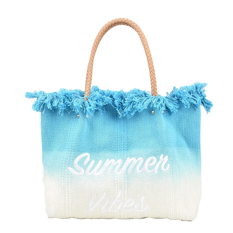 thumbnail image 1 of Bolsos de hombro de diseñador de lujo para mujer en la moda 2023 Nuevo bolso de mano de gran capacidad con color contrastante para mujer Bolso de mano con borlas para mujer, 1 of 5