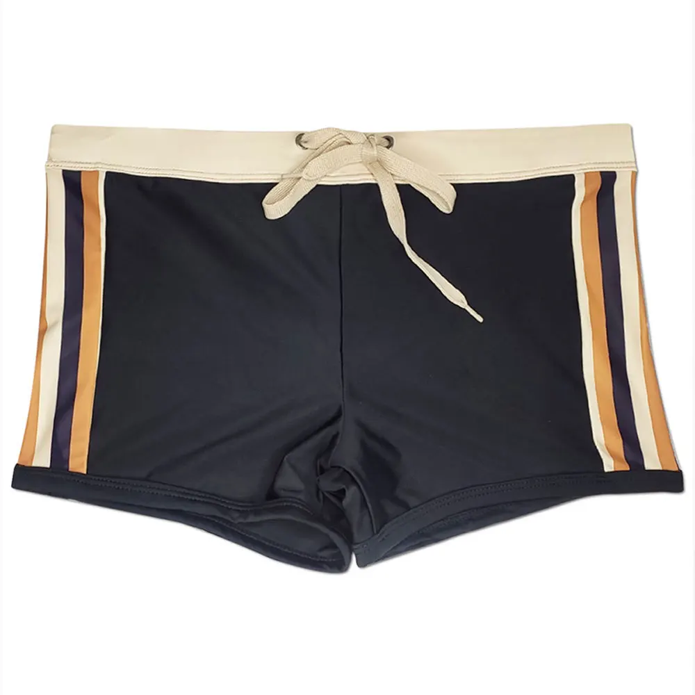 Men's Swim Short Boxers Swimming Mesh GYM Running Sport Beach Pants Swimsuit Swimwear Sexy Male Bathing Suilt Surfing