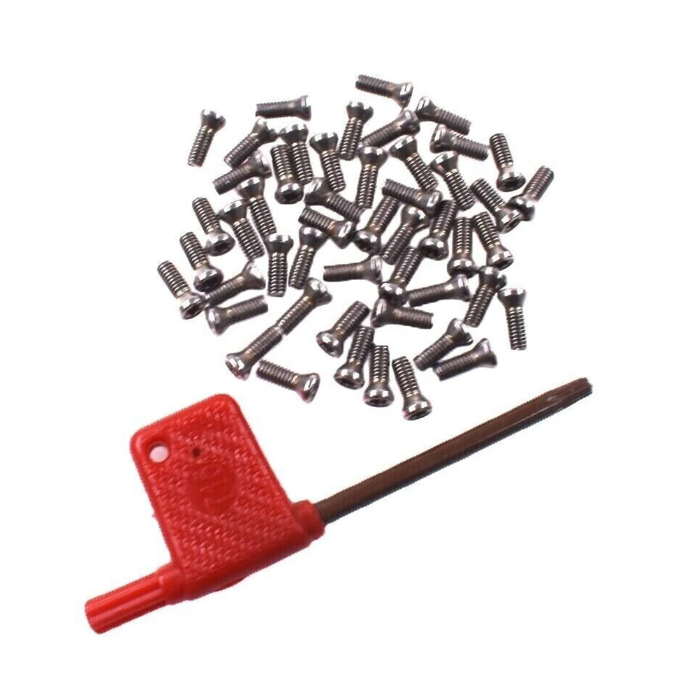 

Wrench Screws Inserts Lathe Machine Screw Replacing Screw Screwdriver Steel Tool 50pcs/Set For Carbide Durable