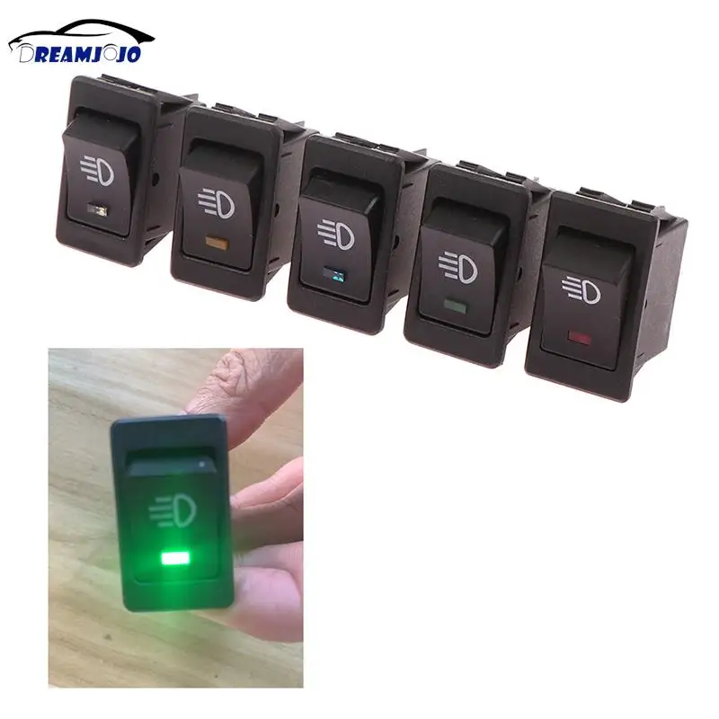 UniversalCarFogLightSwitchLEDASW17D12V35A4PinAutomobileand