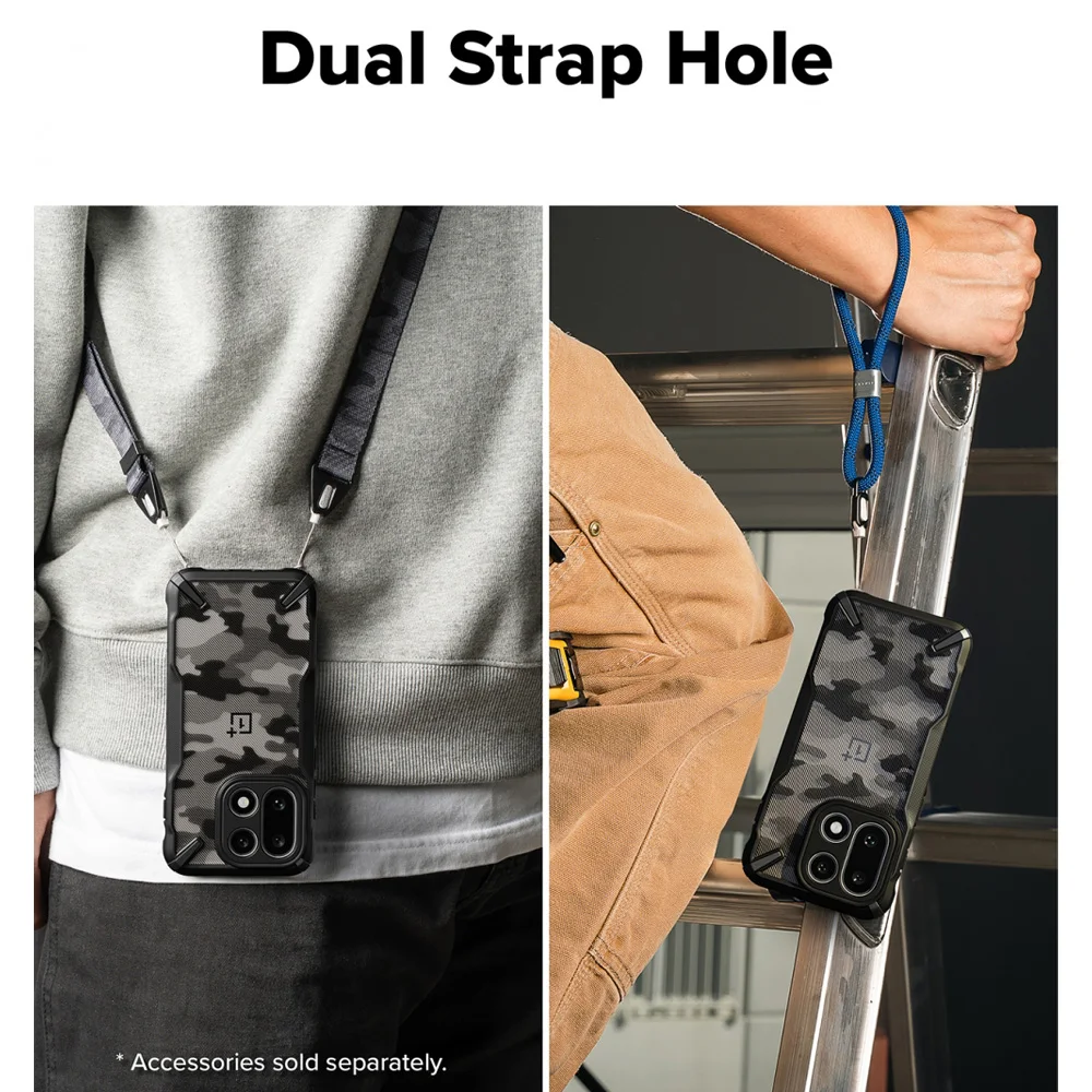 Ringke Fusion X Dual Layer Hybrid Protective Case with Clear Back & Soft TPU Frame
