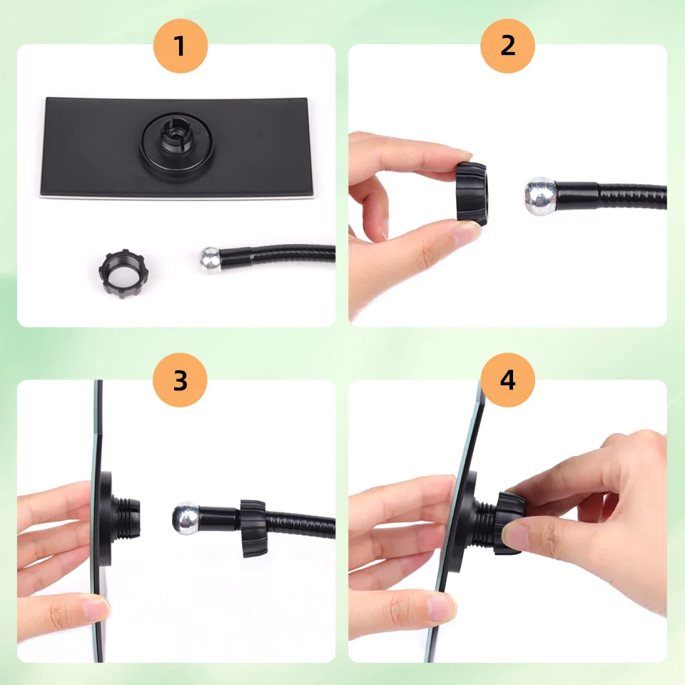 Enhanced Rotatable Clip-On Mirror