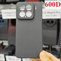 Carbon Fiber Shockproof Phone Case - Aramid Fiber Design for Xiaomi 15Pro (600D  Fine  Hole)