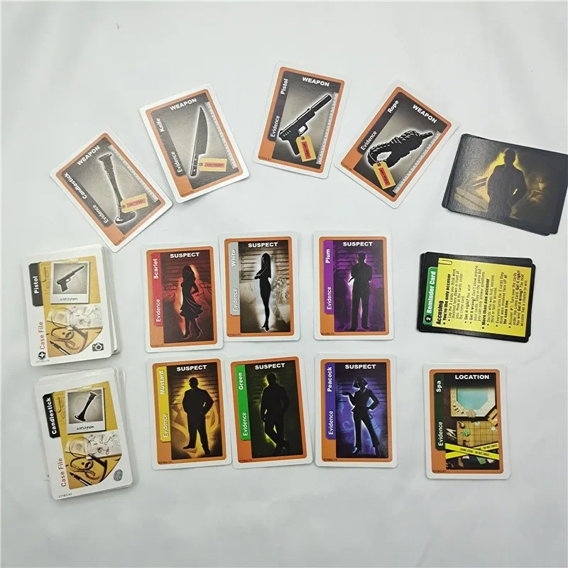 Cluedo Card Game Classic Mystery Game Vrije Tijd En Entertainment Multiplayer Interactieve Kaarten