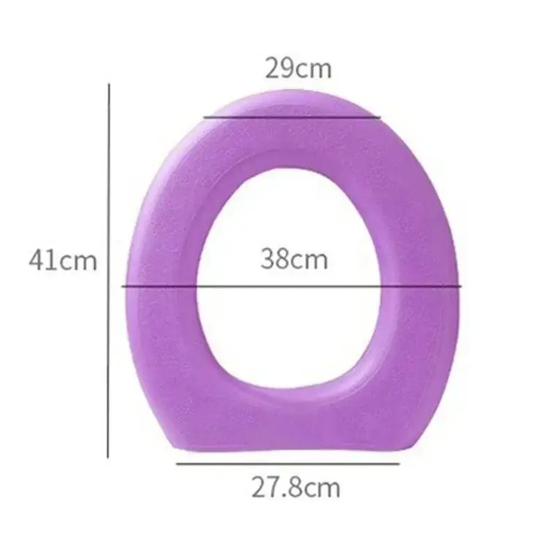 Concise Design 1PC New Toilet Mat Cushion Universal Thicken Waterproof Toilet Pad Foam Plastic Toilet Mat Bathroom Accessories