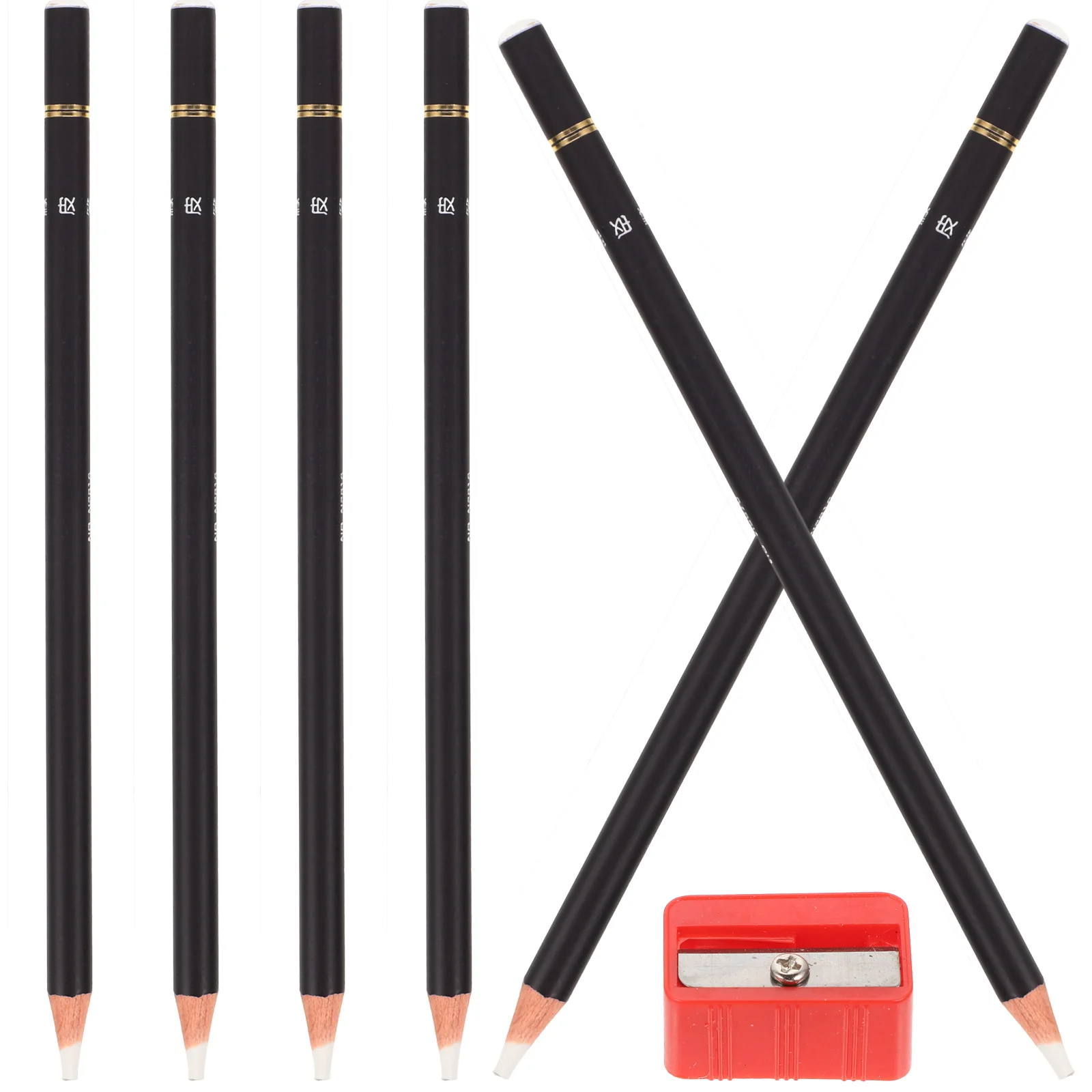 

6Pcs Rubber Pencil Painting Eraser Pen Kneaded Eraser For School Rubber Pen with Sharpener for Student