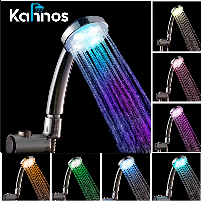 

Светодиодный Лейка для душа с автоматическим сменой цвета, 7 цветов