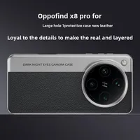 New Luxury Leather Case For OPPO Find X8 Pro FindX8  Camera Style PC Back Cover For OPPO Find X8 Simple Shockproof Bumper Funda 1