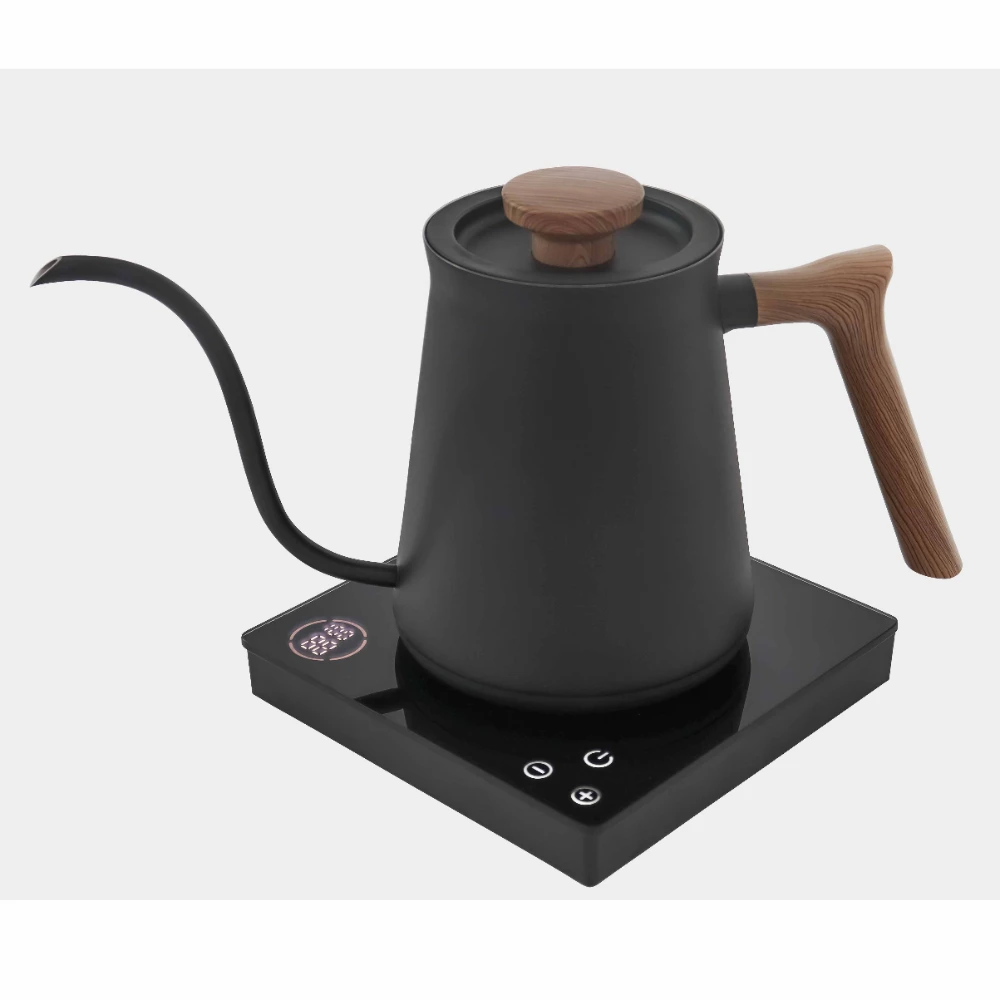 

Home Smart Gooseneck Kettle Temperature Control and Thermostatic Hand Brewing Tea Coffee Pots Pour Over Electric Water Kettle