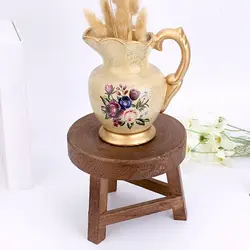 to Use Solid Wood Children Stool Home Furnishing Home Garden Display Stand Shoes Stool Shoe Changing Stool Flower Pot Holder