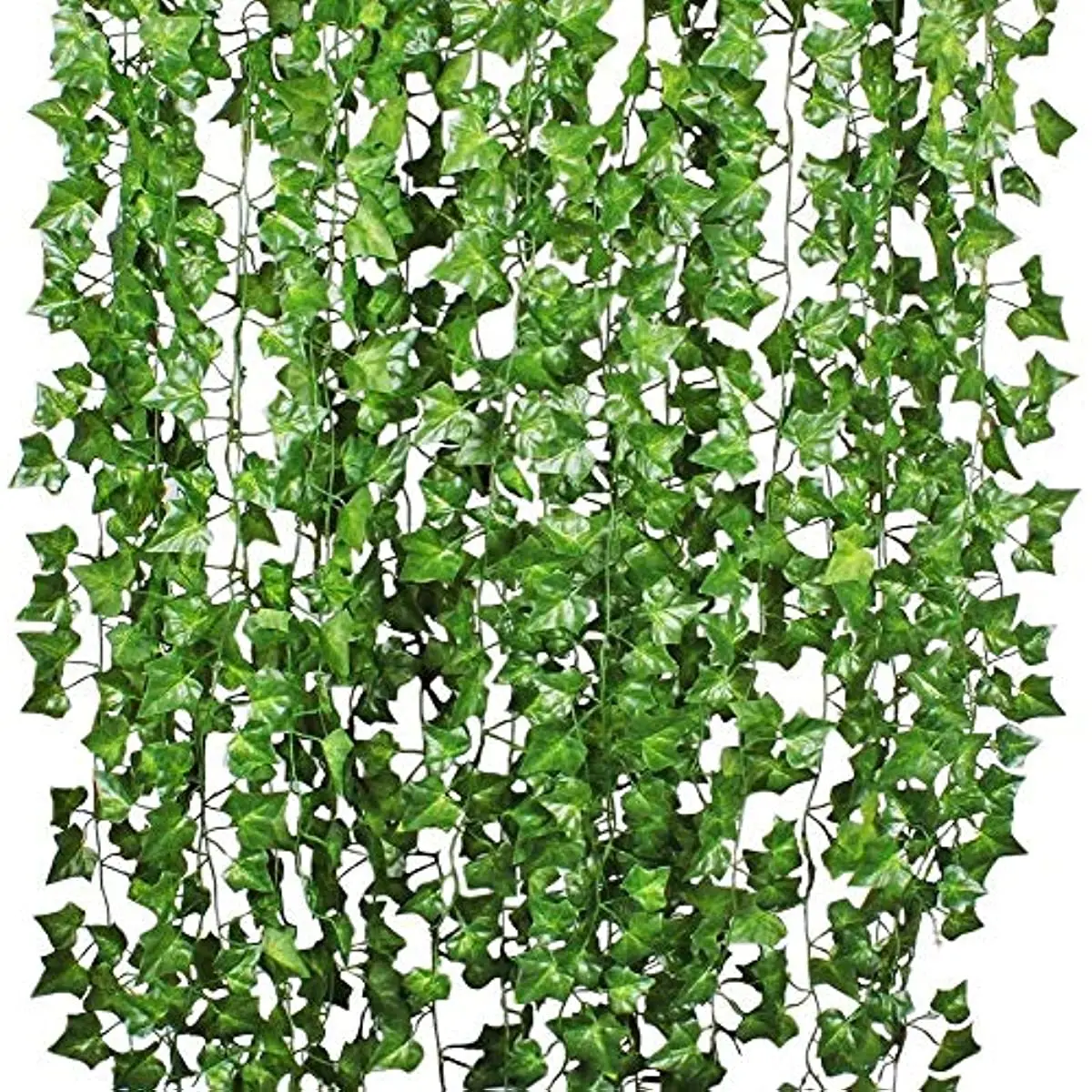 

2.1m 12pcs Artificial Ivy Leaf Plants Vine Hanging Garland Fake Flowers Home Kitchen Garden Office Wedding Wall Decor