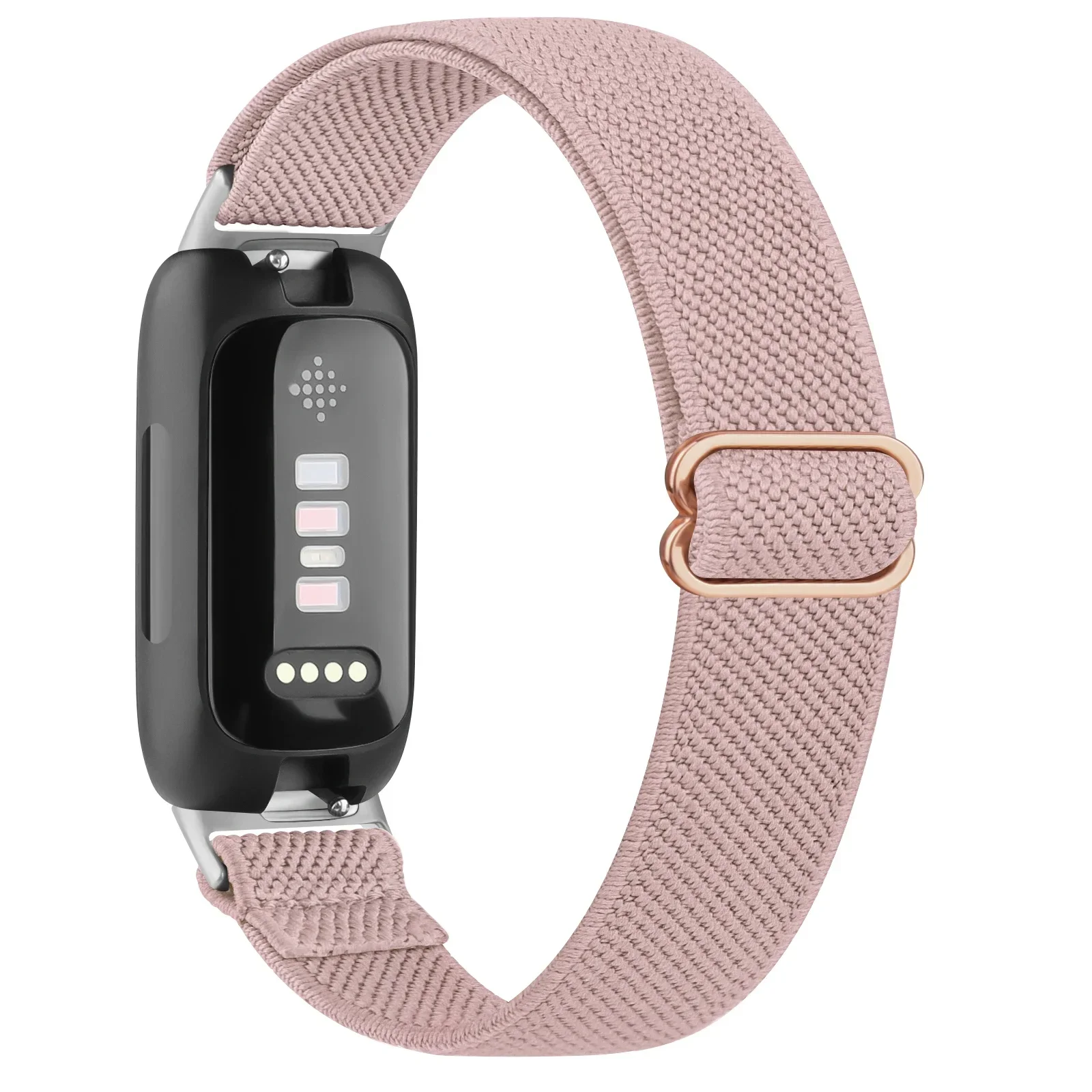 Adjustable Elastic Nylon Wristband Strap Bracelet for Fitbit Inspire and Ace Series