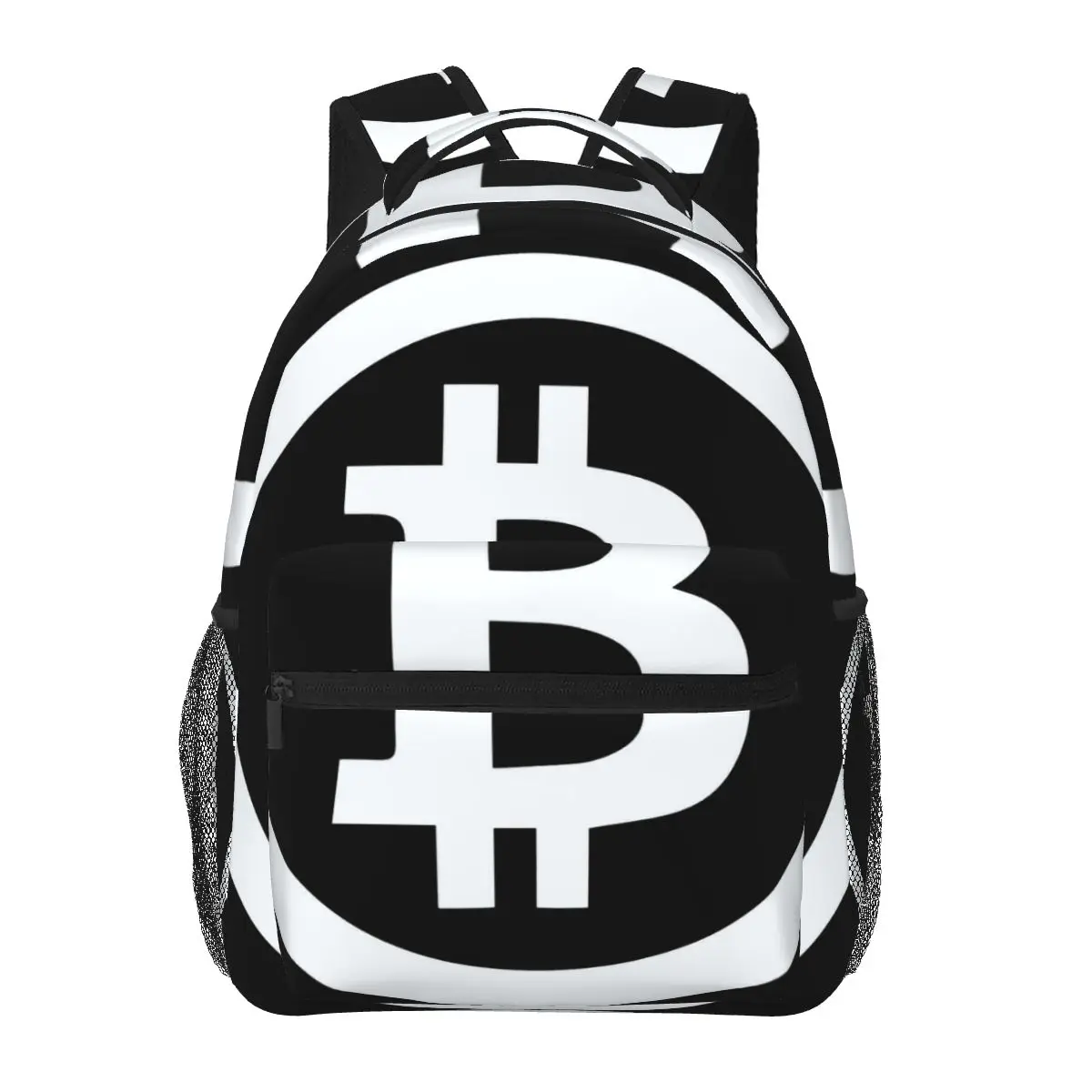 Bitcoin BTC Crypto Currency Casual Backpack Unisex Students Leisure Travel Computer Backpack