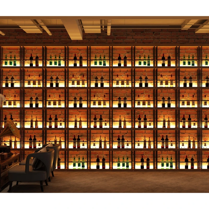 Bar Cabinet Luxury Liquor Living Room Wine Fridge Display Supplies Showcase The Canteen Wall Furniture Storage Bars Liquors Rack