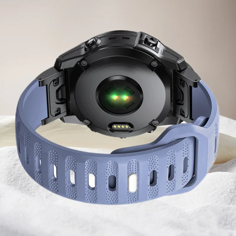 Versatile Silicone Quick Release Smartwatch Band - 22mm/26mm Strap